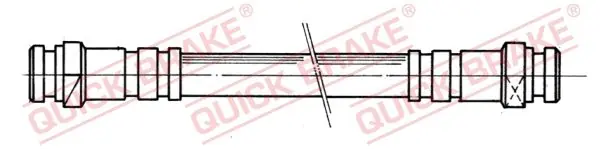 Tylko dziś Przewód hamulcowy elastyczny QUICK BRAKE 22.007