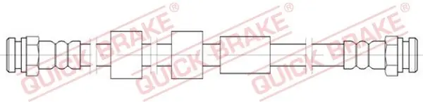Darmowa dostawa Przewód hamulcowy elastyczny QUICK BRAKE 22.933