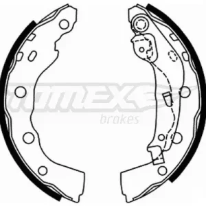 Bestseller Zestaw szczęk hamulcowych TOMEX BRAKES TX 22-00