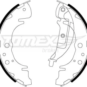 Zestaw szczęk hamulcowych TOMEX BRAKES TX 22-06 Popularny