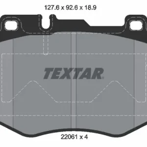 Cena promocyjna Zestaw klocków hamulcowych, hamulce tarczowe TEXTAR 2206101