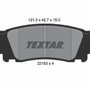 Zestaw klocków hamulcowych, hamulce tarczowe TEXTAR 2215301 Dodaj do koszyka