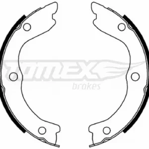 Nowość Zestaw szczęk hamulcowych TOMEX BRAKES TX 22-30