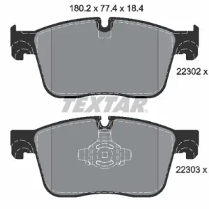 Zestaw klocków hamulcowych, hamulce tarczowe TEXTAR 2230201 Ograniczona ilość