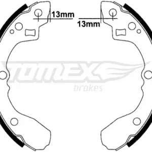 Sprawdź teraz Zestaw szczęk hamulcowych TOMEX BRAKES TX 22-33