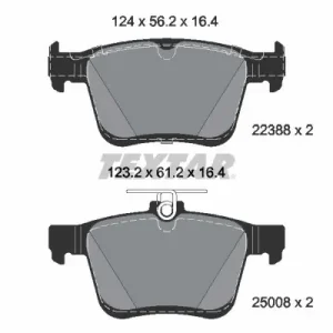 Zestaw klocków hamulcowych, hamulce tarczowe TEXTAR 2238801 Oferta