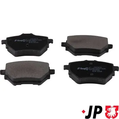 Zestaw klocków hamulcowych, hamulce tarczowe JP GROUP 3163700710 Tani