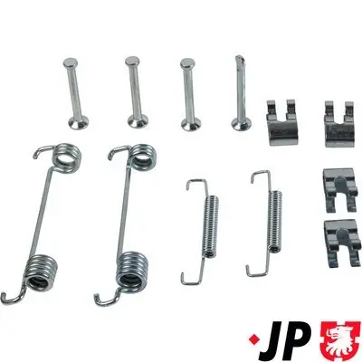 Zestaw akcesoriów, szczęki hamulcowe hamulca postojowego JP GROUP 3163950110 Wysoka jakość