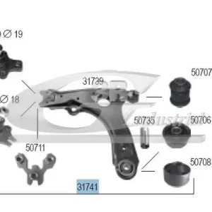 Do wyczerpania zapasów Wahacz, zawieszenie koła 3RG 31741
