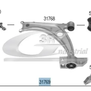 Ostatnie sztuki Wahacz, zawieszenie koła 3RG 31769