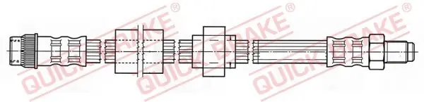 Darmowy zwrot Przewód hamulcowy elastyczny QUICK BRAKE 32.408
