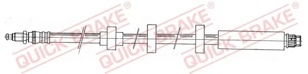 Tylko do końca tygodnia Przewód hamulcowy elastyczny QUICK BRAKE 32.909