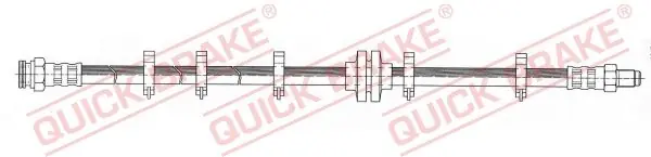 Wyprzedaż Przewód hamulcowy elastyczny QUICK BRAKE 32.915