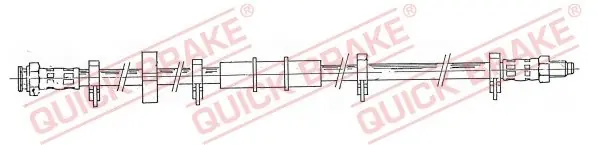 Przewód hamulcowy elastyczny QUICK BRAKE 32.919 Dodaj do koszyka