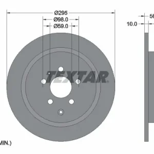 Darmowa dostawa Tarcza hamulcowa TEXTAR 92074100