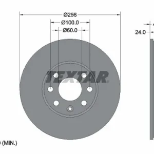 Zamów teraz Tarcza hamulcowa TEXTAR 92091803