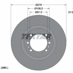 Zamów teraz Tarcza hamulcowa TEXTAR 92112800