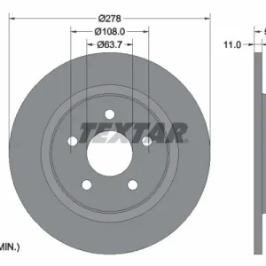 Bezpieczne zakupy Tarcza hamulcowa TEXTAR 92124903