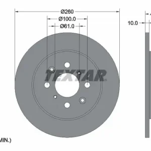 Bezpieczne zakupy Tarcza hamulcowa TEXTAR 92125300