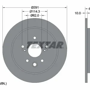 Zamów teraz Tarcza hamulcowa TEXTAR 92179803