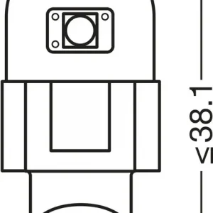 Żarówka, oświetlenie wnętrza AMS-OSRAM 921DRP-2BL Nowy