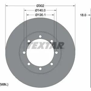 Darmowa dostawa Tarcza hamulcowa TEXTAR 92230803