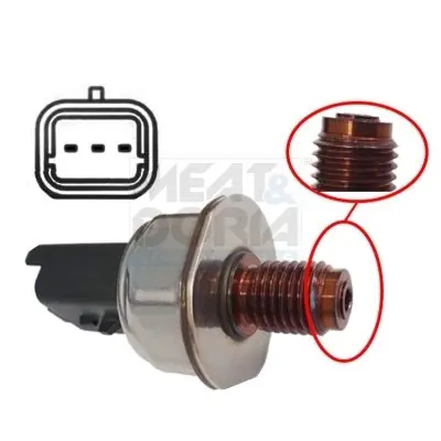 Czujnik, ciśnienie paliwa MEAT & DORIA 9224 Popularny