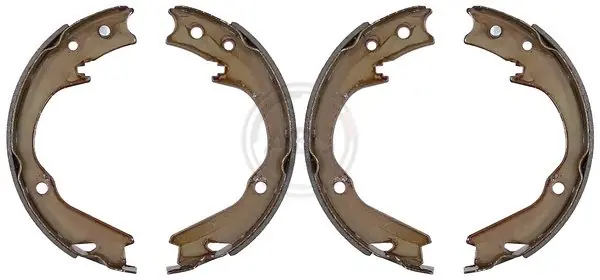 Zestaw szczęk hamulcowych, hamulec postojowy A.B.S. 9227 Nie przegap