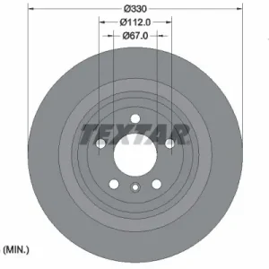 Darmowy zwrot Tarcza hamulcowa TEXTAR 92273505
