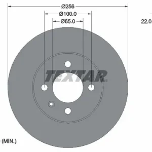 Darmowa dostawa Tarcza hamulcowa TEXTAR 92287003
