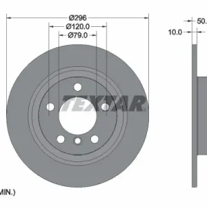 Zamów teraz Tarcza hamulcowa TEXTAR 92294003