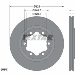 Zniżka Tarcza hamulcowa TEXTAR 92305803