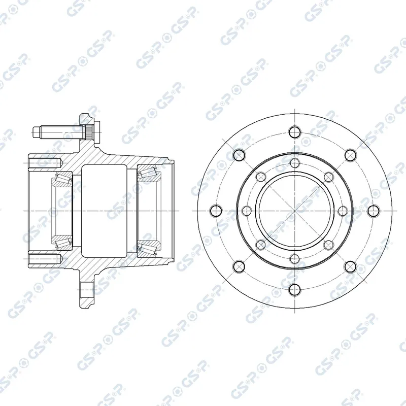 Zestaw łożysk koła GSP 9257001 Wybór klientów