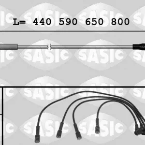 Wybór klientów Zestaw przewodów zapłonowych SASIC 9280002