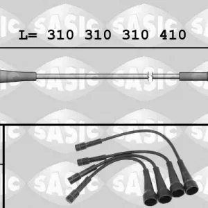 Kup teraz Zestaw przewodów zapłonowych SASIC 9284003