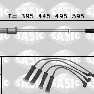 Nowy Zestaw przewodów zapłonowych SASIC 9284004
