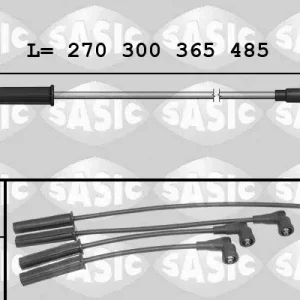 Zestaw przewodów zapłonowych SASIC 9284005 Promocja