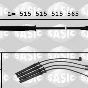 Dodaj do koszyka Zestaw przewodów zapłonowych SASIC 9284012