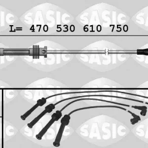 Zestaw przewodów zapłonowych SASIC 9284013 Nowy