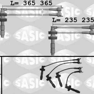 Zestaw przewodów zapłonowych SASIC 9284015 Ekspresowa dostawa
