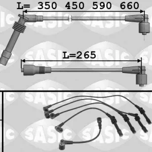 Wyprzedaż Zestaw przewodów zapłonowych SASIC 9286004