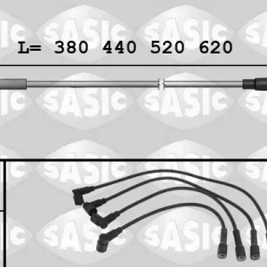Zestaw przewodów zapłonowych SASIC 9286005 Oferta limitowana