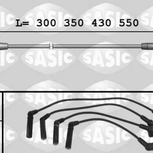 Ostatnia szansa Zestaw przewodów zapłonowych SASIC 9286007