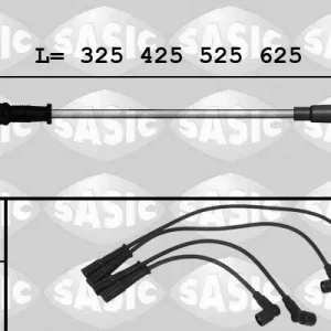 Szybka dostawa Zestaw przewodów zapłonowych SASIC 9286017