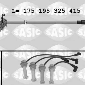 Zestaw przewodów zapłonowych SASIC 9286031 Obniżka ceny