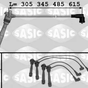 Bezpieczne zakupy Zestaw przewodów zapłonowych SASIC 9286047