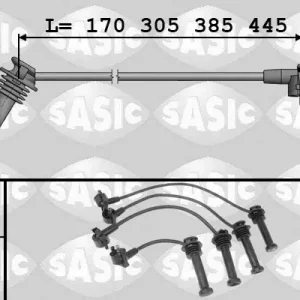 Zestaw przewodów zapłonowych SASIC 9286054 Szybka wysyłka