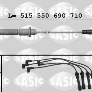 Oferta limitowana Zestaw przewodów zapłonowych SASIC 9286061