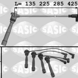 Zestaw przewodów zapłonowych SASIC 9286064 Tylko dziś