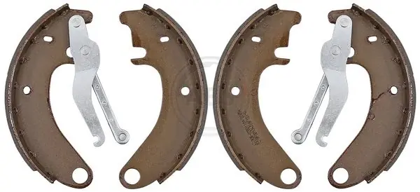 Wyjątkowa oferta Zestaw szczęk hamulcowych A.B.S. 9296